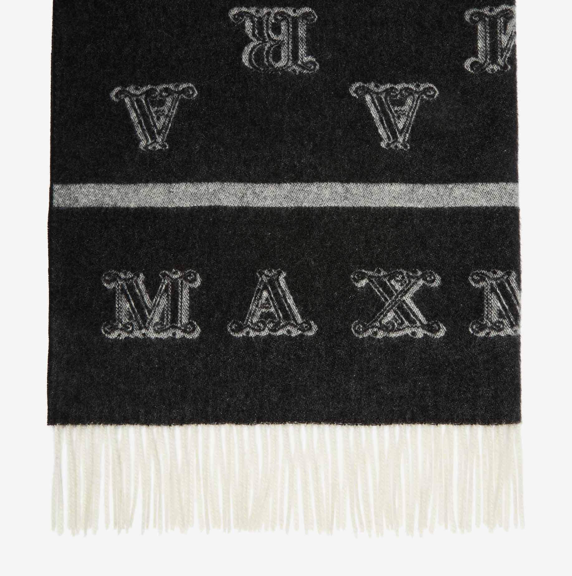 max mara ESTOLA WSKLAUSE LOGOS NEGRO