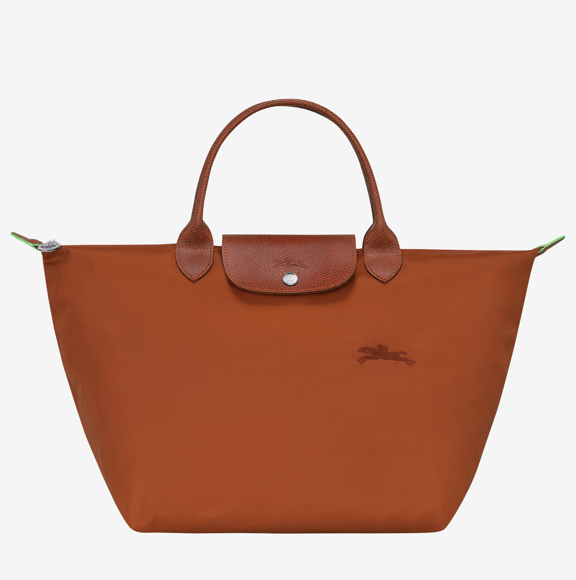 LE PLIAGE GREEN BOLSO CON ASA SUPERIOR M COÑAC longchamp