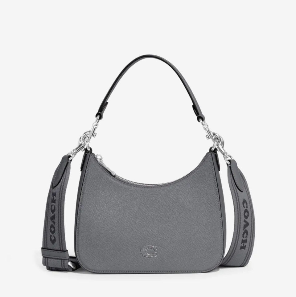 Bolso Coach Hobo gris