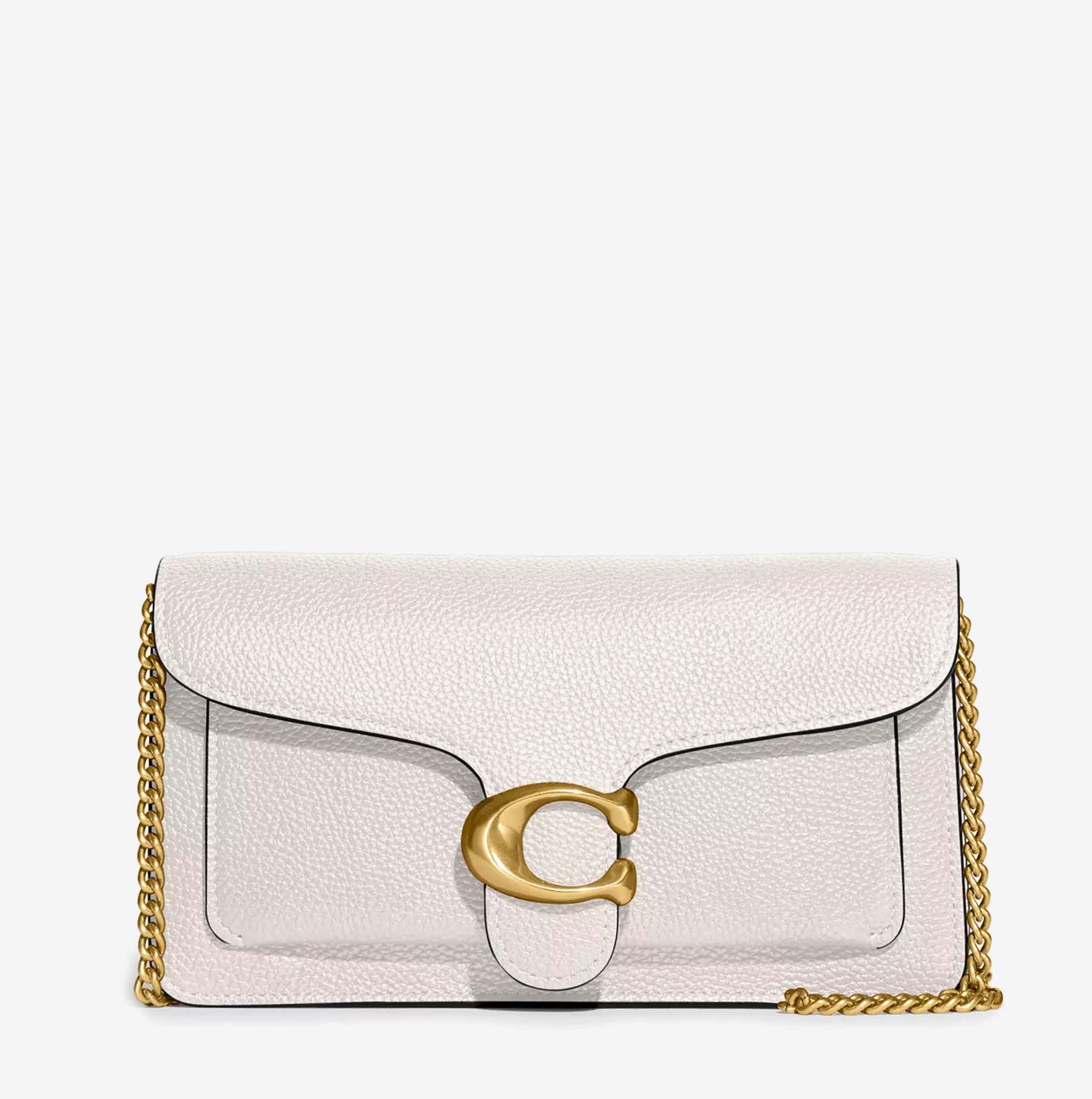 Bolso de mano Coach Tabby blanco