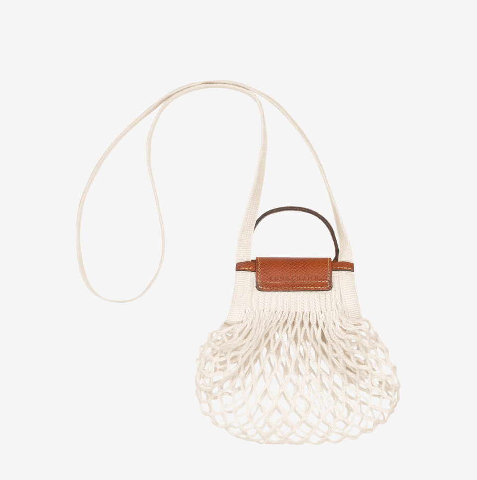 Bolso Longchamp Le Pliage Filet XS blanco_02