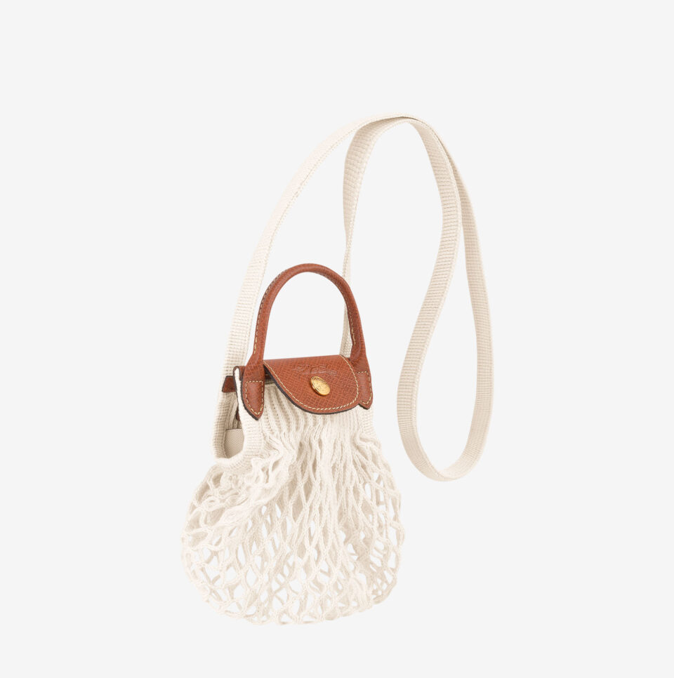 Bolso Longchamp Le Pliage Filet XS blanco_03