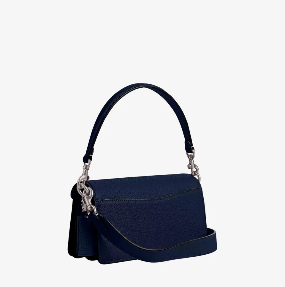 Bolso de hombro Coach Tabby 20 azul oscuro - Imagen 3