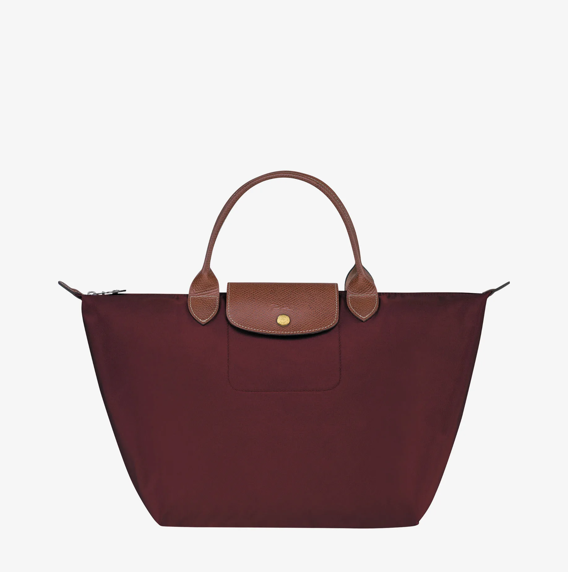 bolso longchamp Le Pliage Original Bolso con asa superior M Burdeos