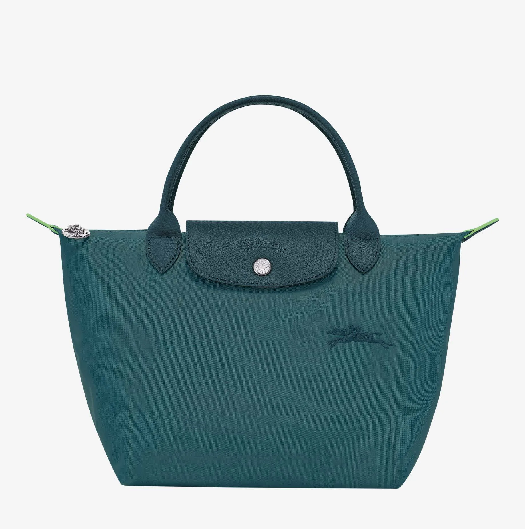 Bolso Longchamp Le Pliage green con asa S verde