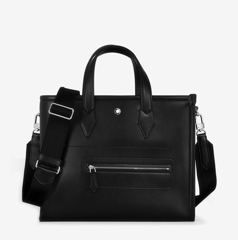 Bolso Montblanc tote pequeño soft negro_01