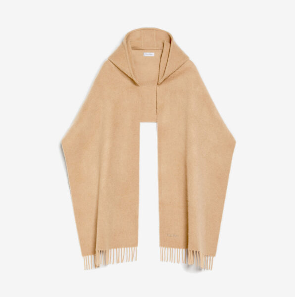 Bufanda con capucha Max Mara zena cashmere camel_01