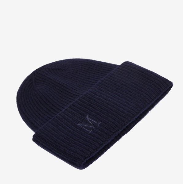 Gorro Max Mara cashmère azul marino-2