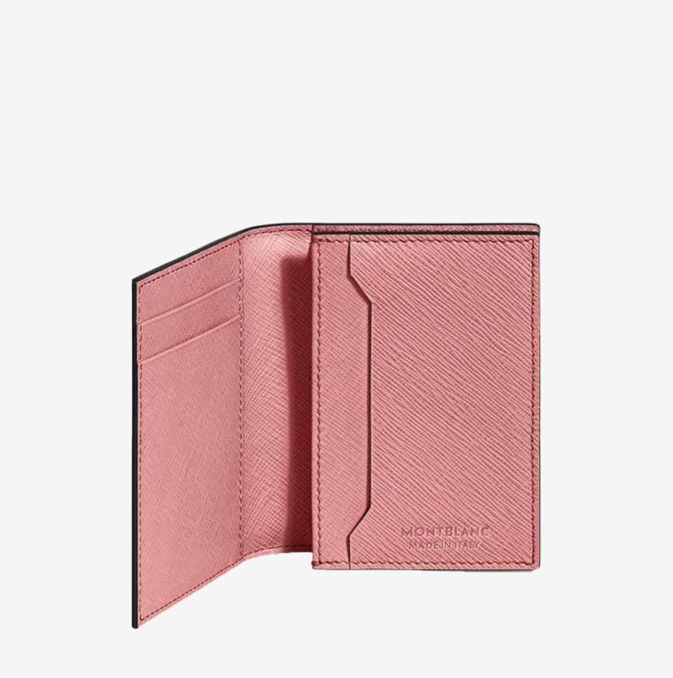 Tarjetero Montblanc sartorial 4cc blush-3