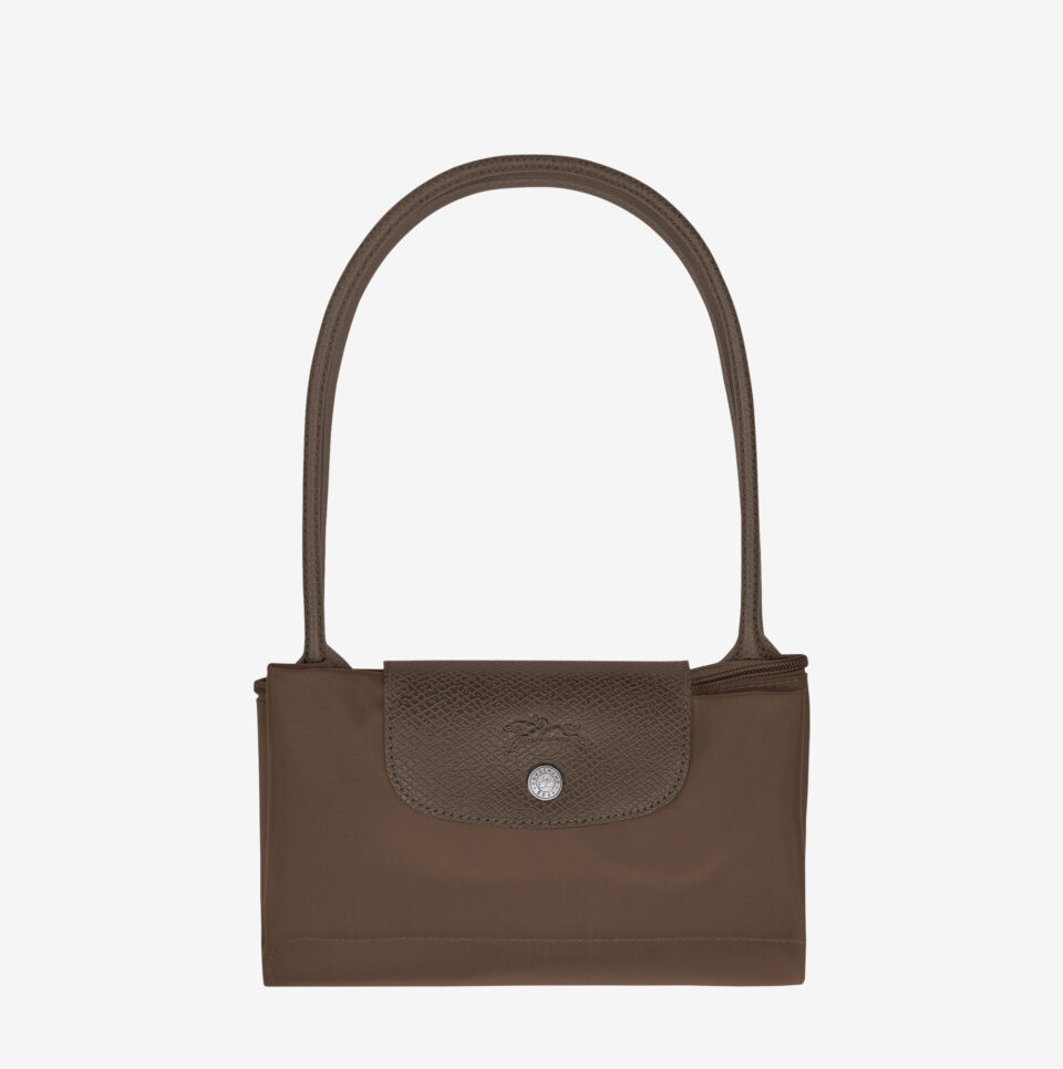 Bolso de hombro Longchamp Le Pliage green M tierra_04