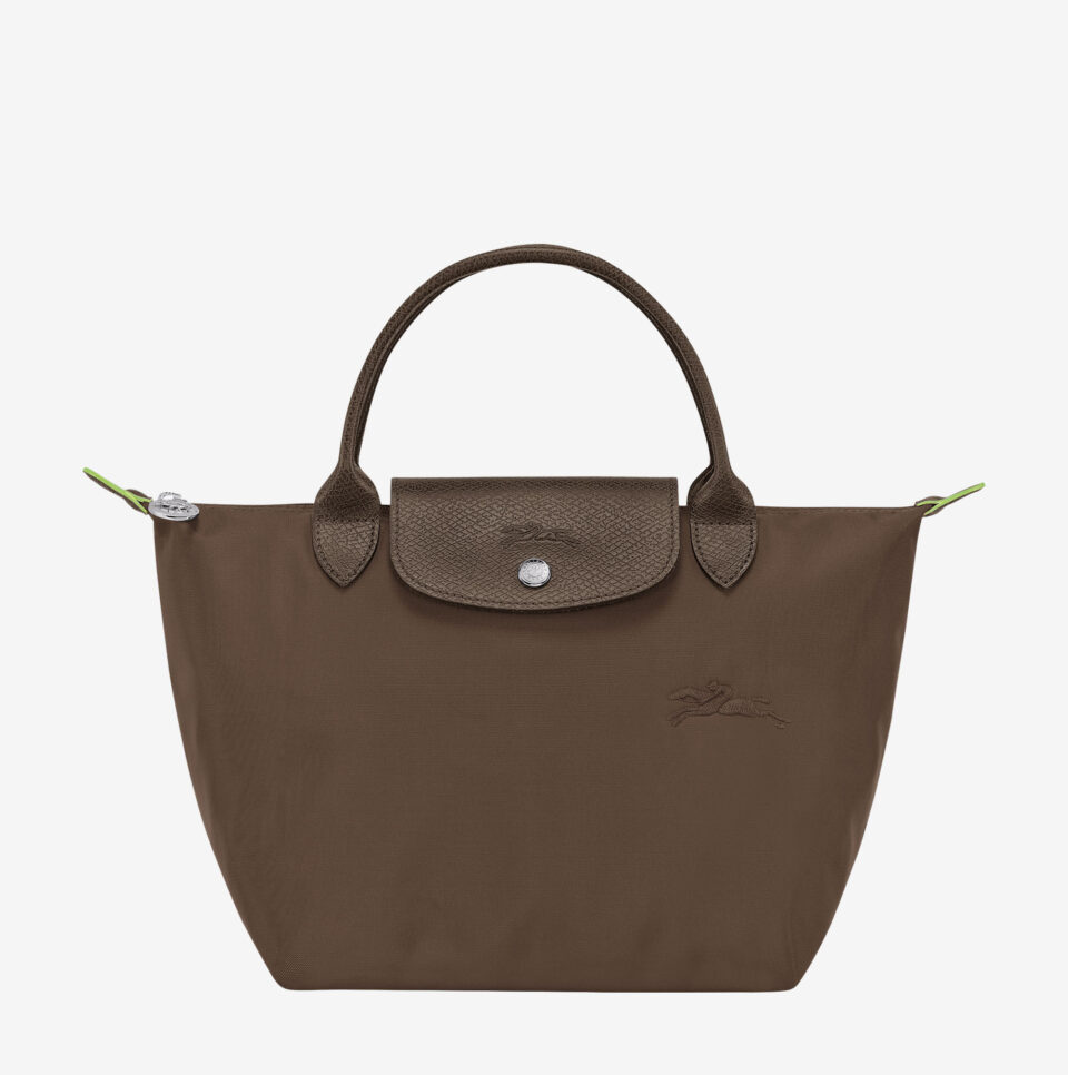 Bolso con asa Longchamp Le Pliage Green S tierra_01