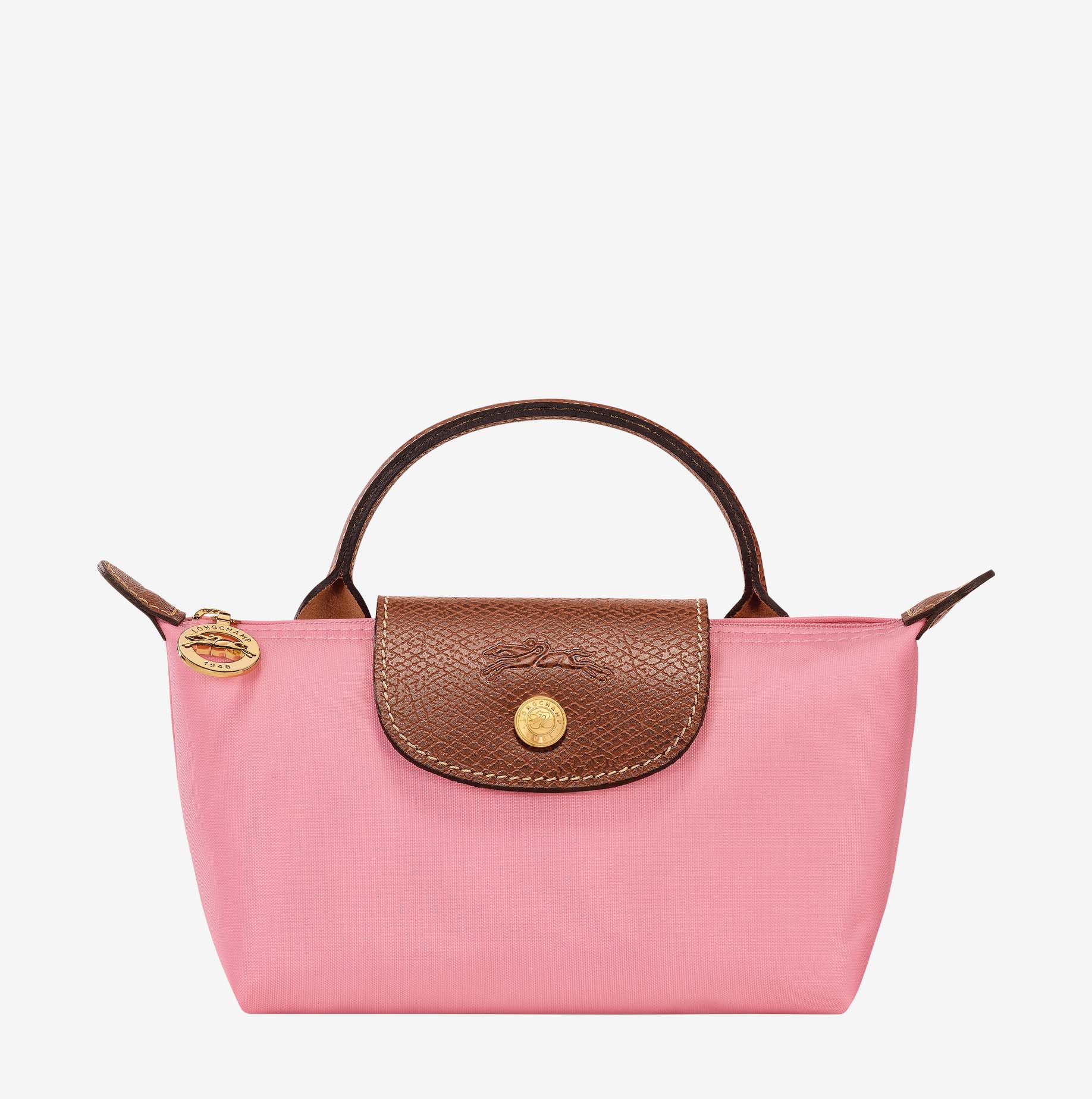 Bolso pequeño con asa Longchamp le Pliage Original malvavisco_01