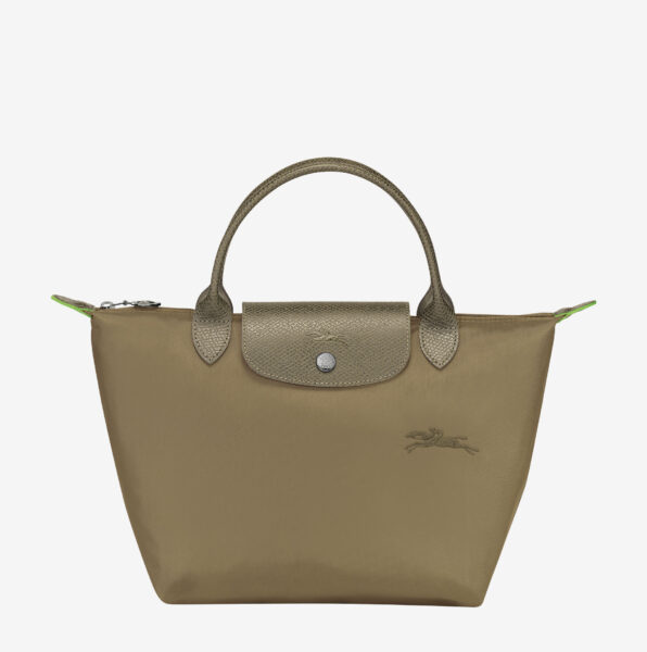 Bolso Longchamp Le Pliage Green con asa superior S alcachofa_01