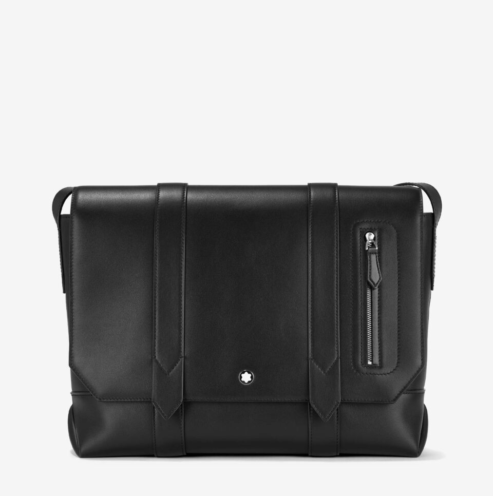 Bolso Montblanc Soft messenger mediano negro_01