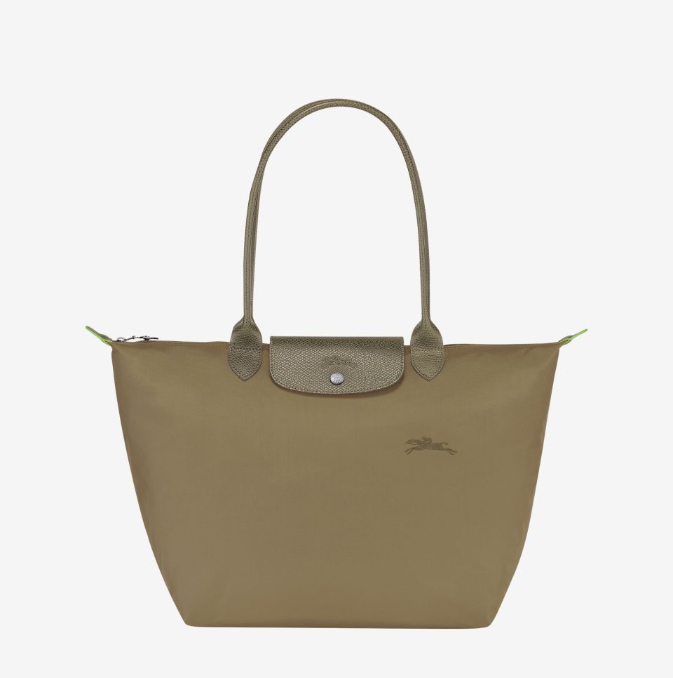 Bolso de hombro Longchamp Le Pliage Green L alcachofa_01