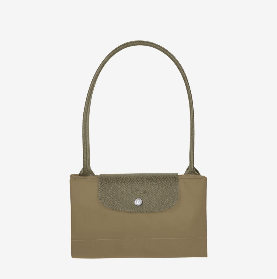 Bolso de hombro Longchamp Le Pliage Green L alcachofa_04