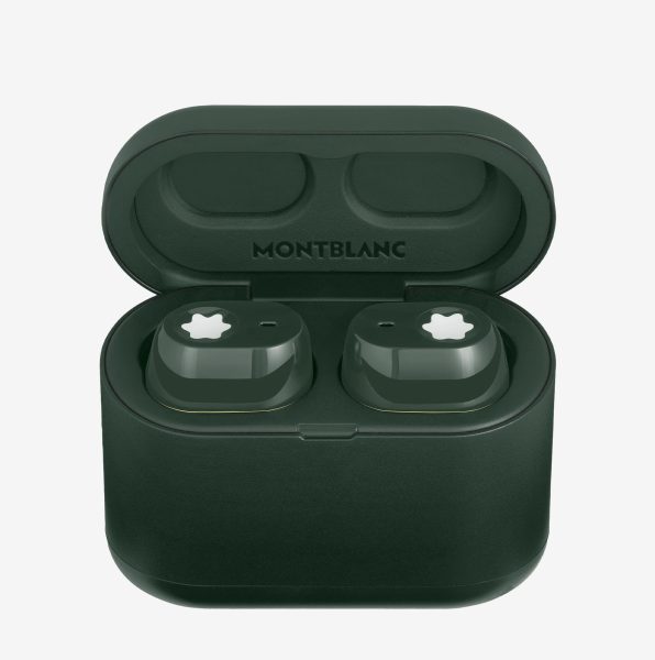 Auriculares Montblanc MTB 03 de botón verdes 1