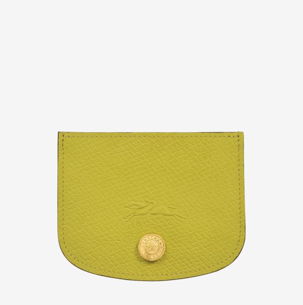 Tarjetero Longchamp Épure verde kiwi 1