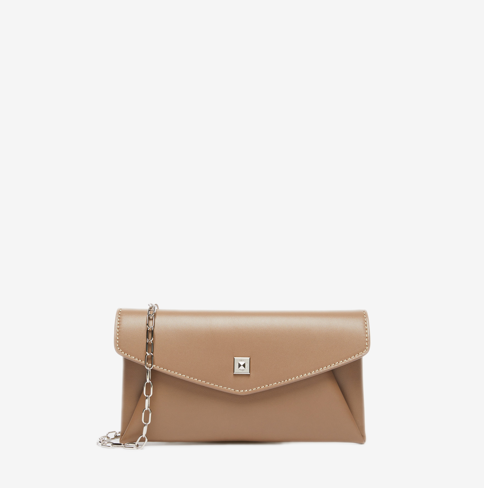 Cartera tipo sobre Max Mara piel fango 1