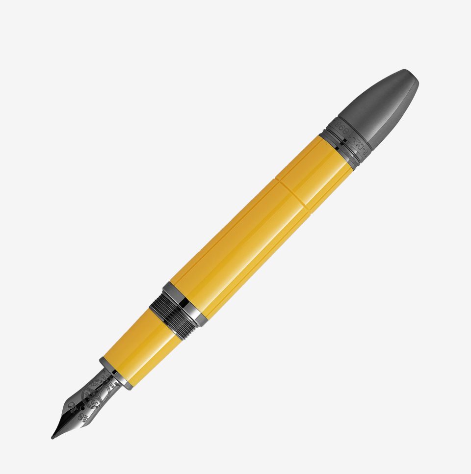 Pluma Montblanc Enzo Ferrari amarillo 2