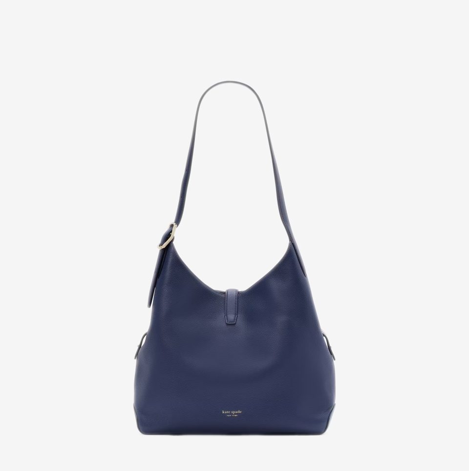 Bolso de hombro Kate Spade Deco grande navy 4