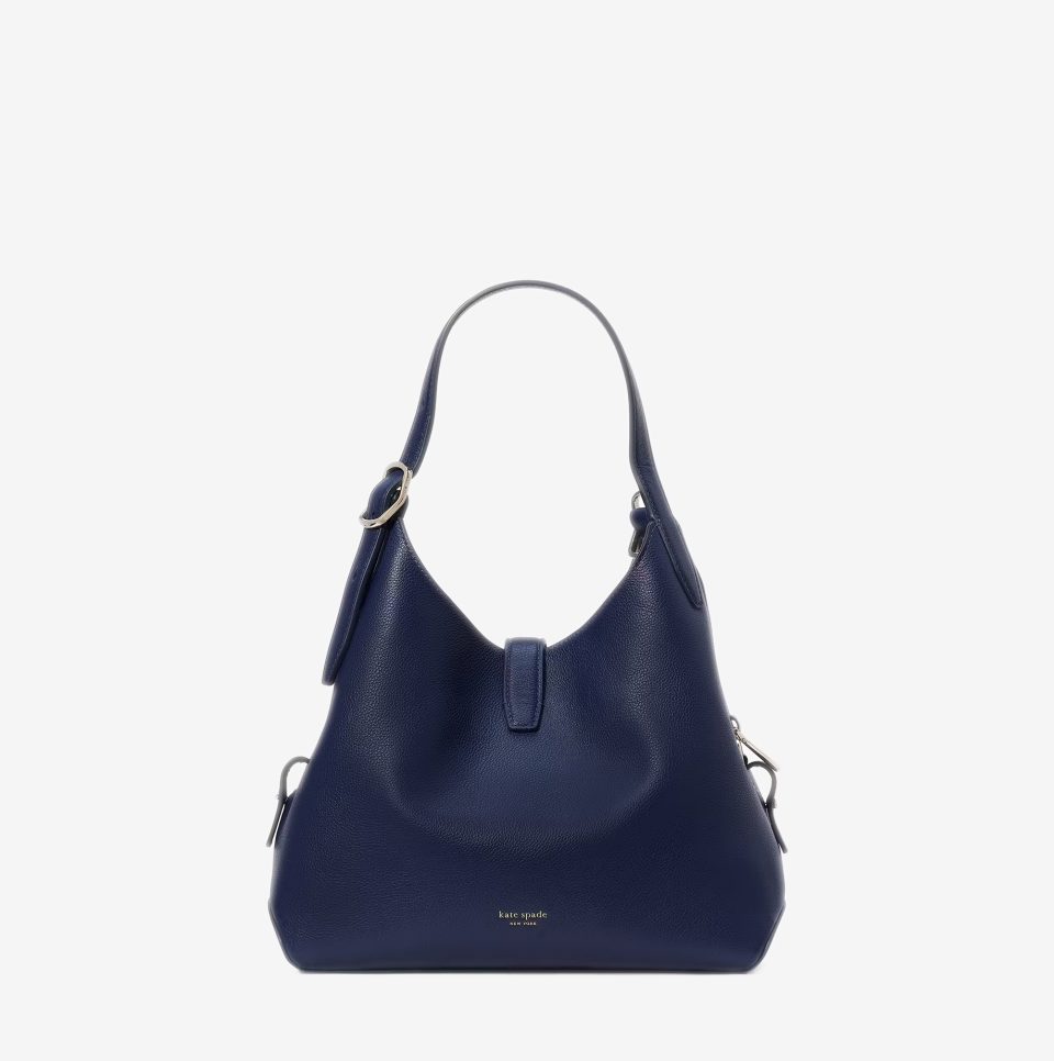 Bolso de hombro Kate Spade Deco mediano navy 4