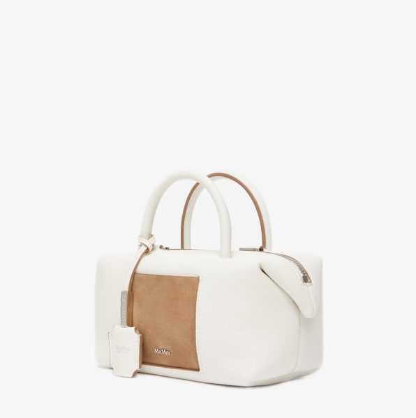 Bolso bauletto Max Mara XS bolsillo ante blanco 2