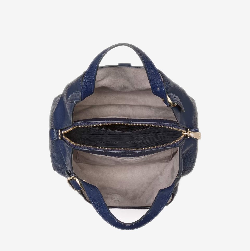 Bolso de hombro Kate Spade Deco mediano navy 3