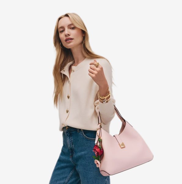 Bolso de hombro Kate Spade Deco mediano pink 2