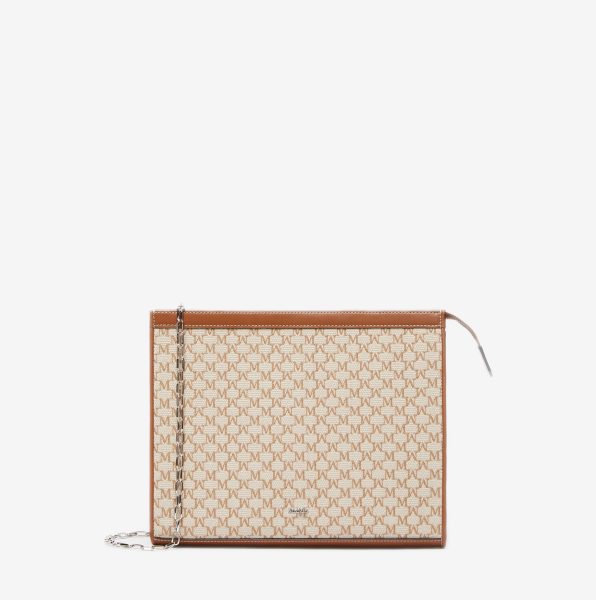 Bolso pequeño Max Mara Jacquard avellana