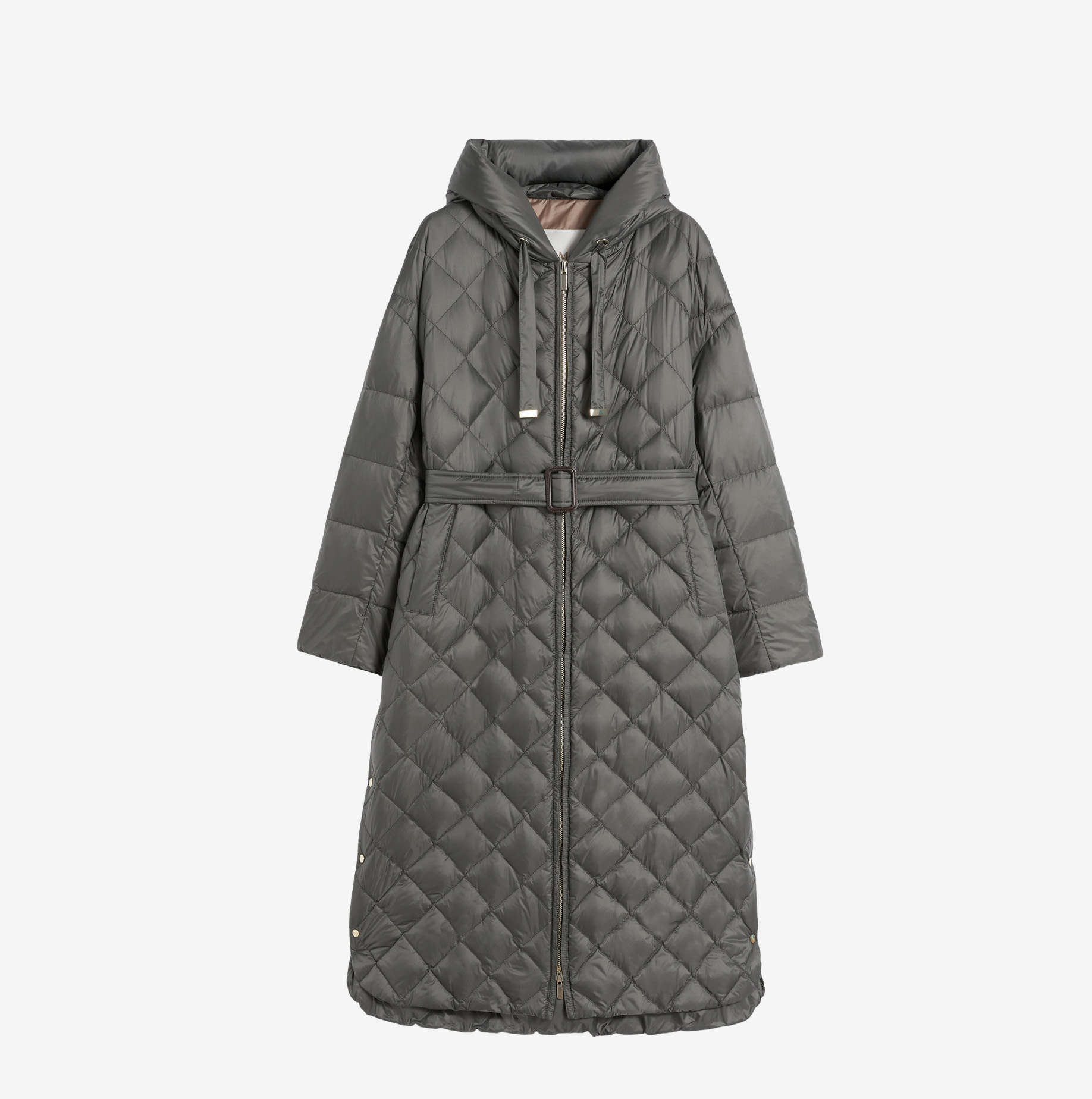 Chaqueta larga Max Mara The Cube Trepar impermeable verde 1