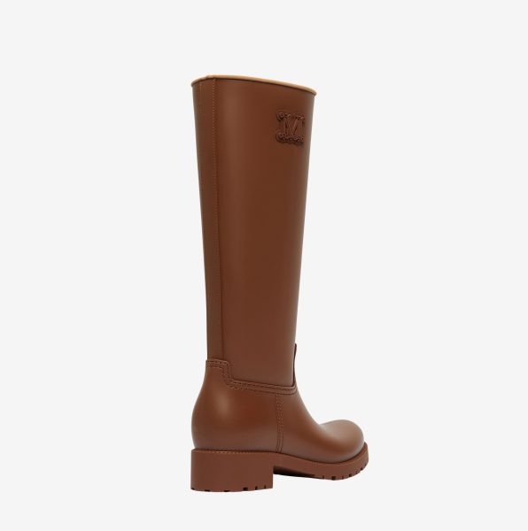 Bota de goma Max Mara Rain ambar marrón 2