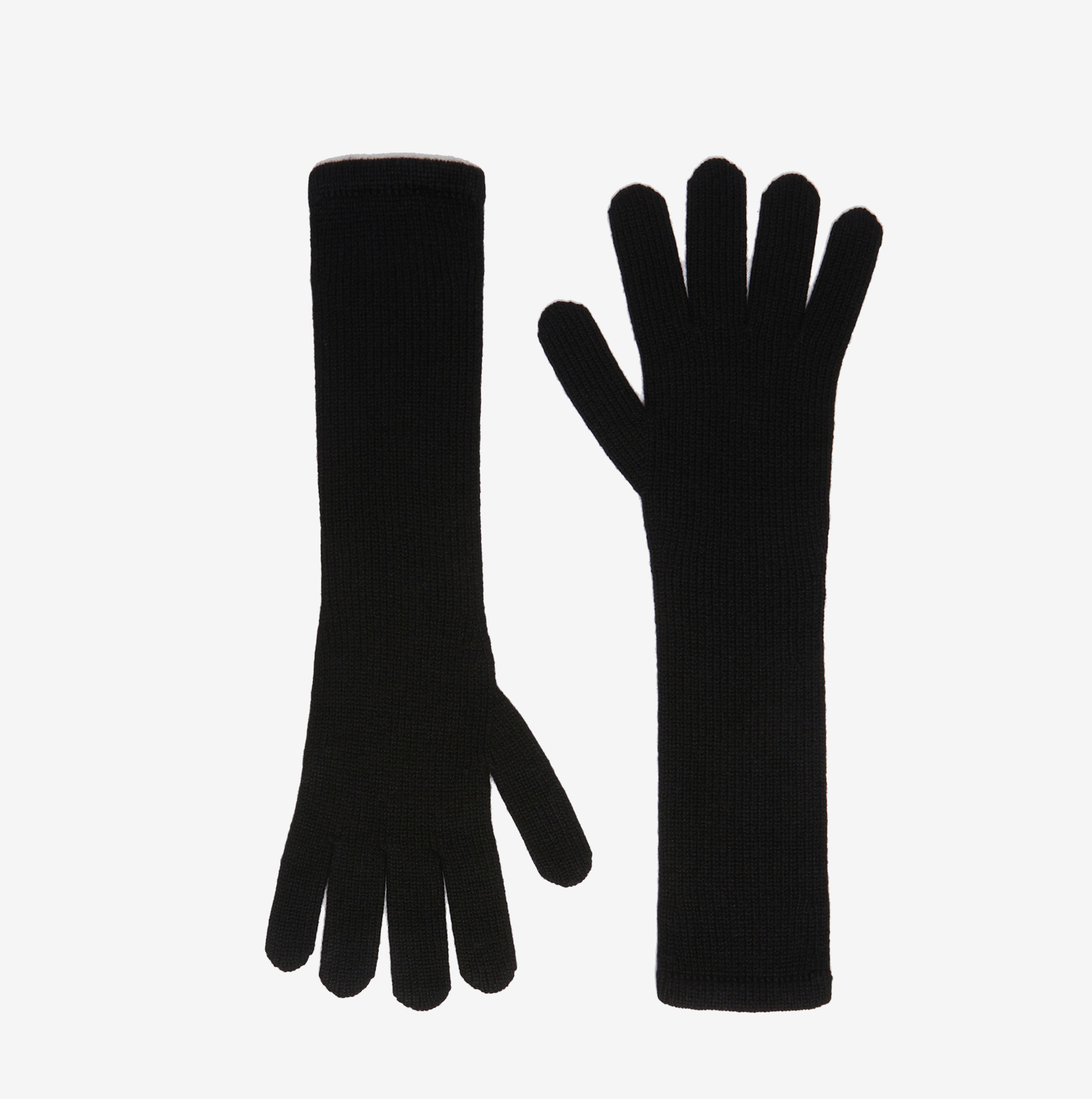 Guantes largos Max Mara Mmjock cachemira negros 1