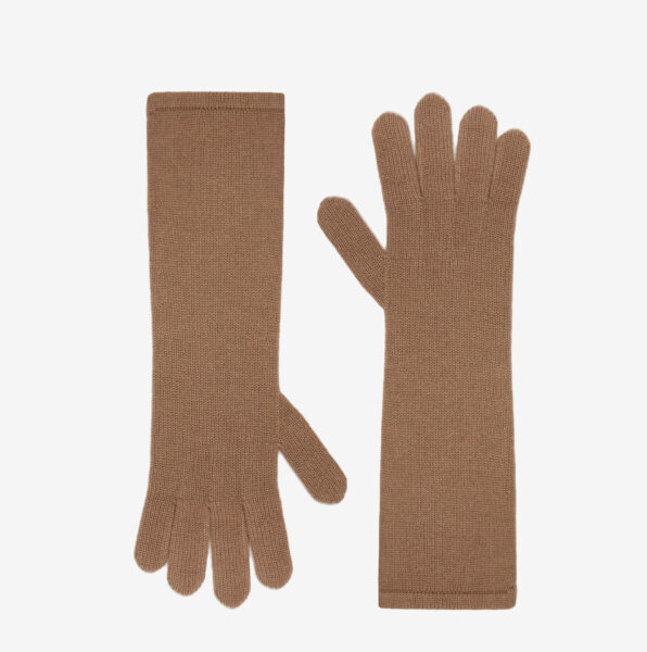 Guantes largos Max Mara Mmjock cachemira camel 1