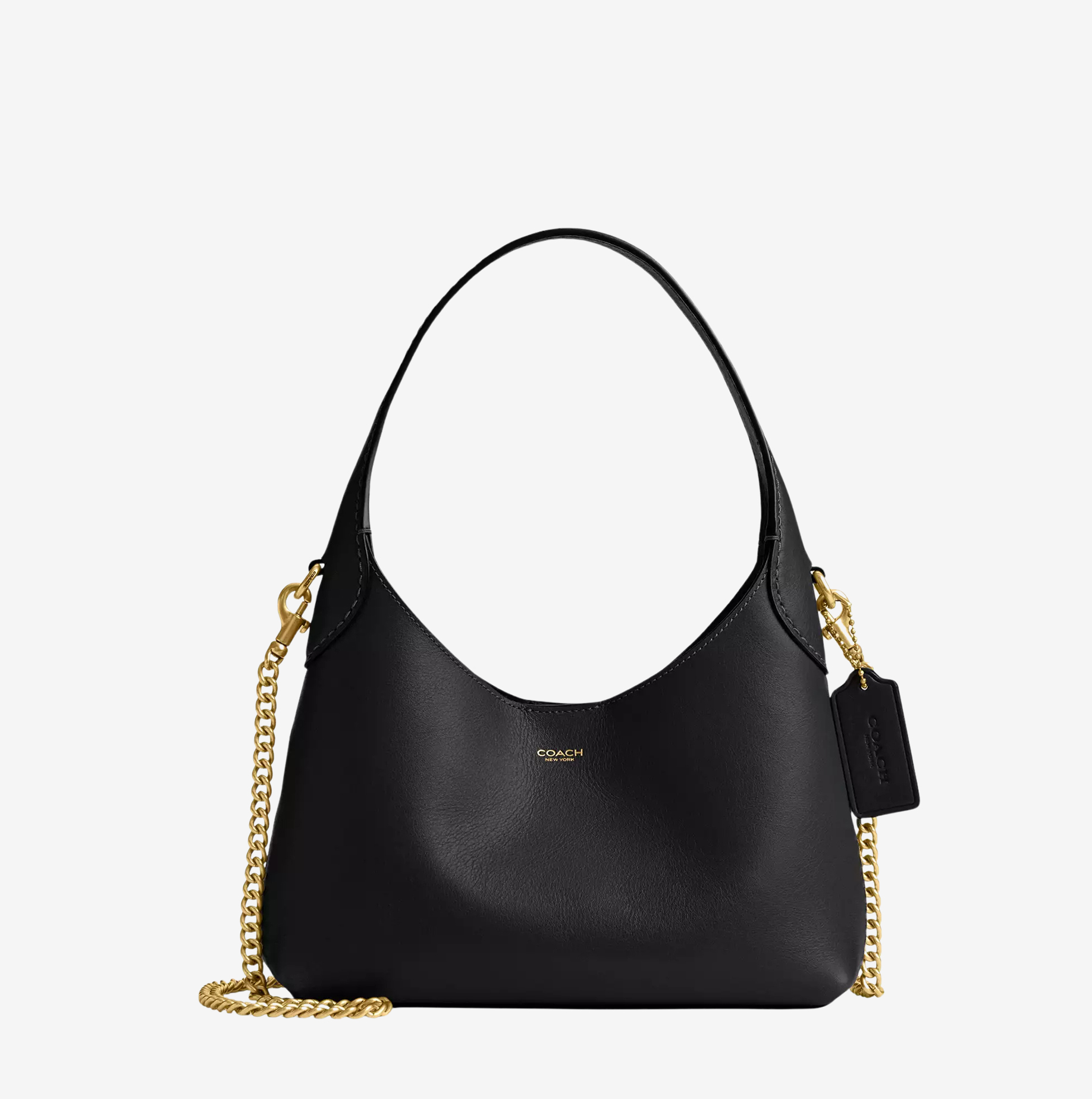 Bolso de hombro Coach Brooklyn 23 negro 1