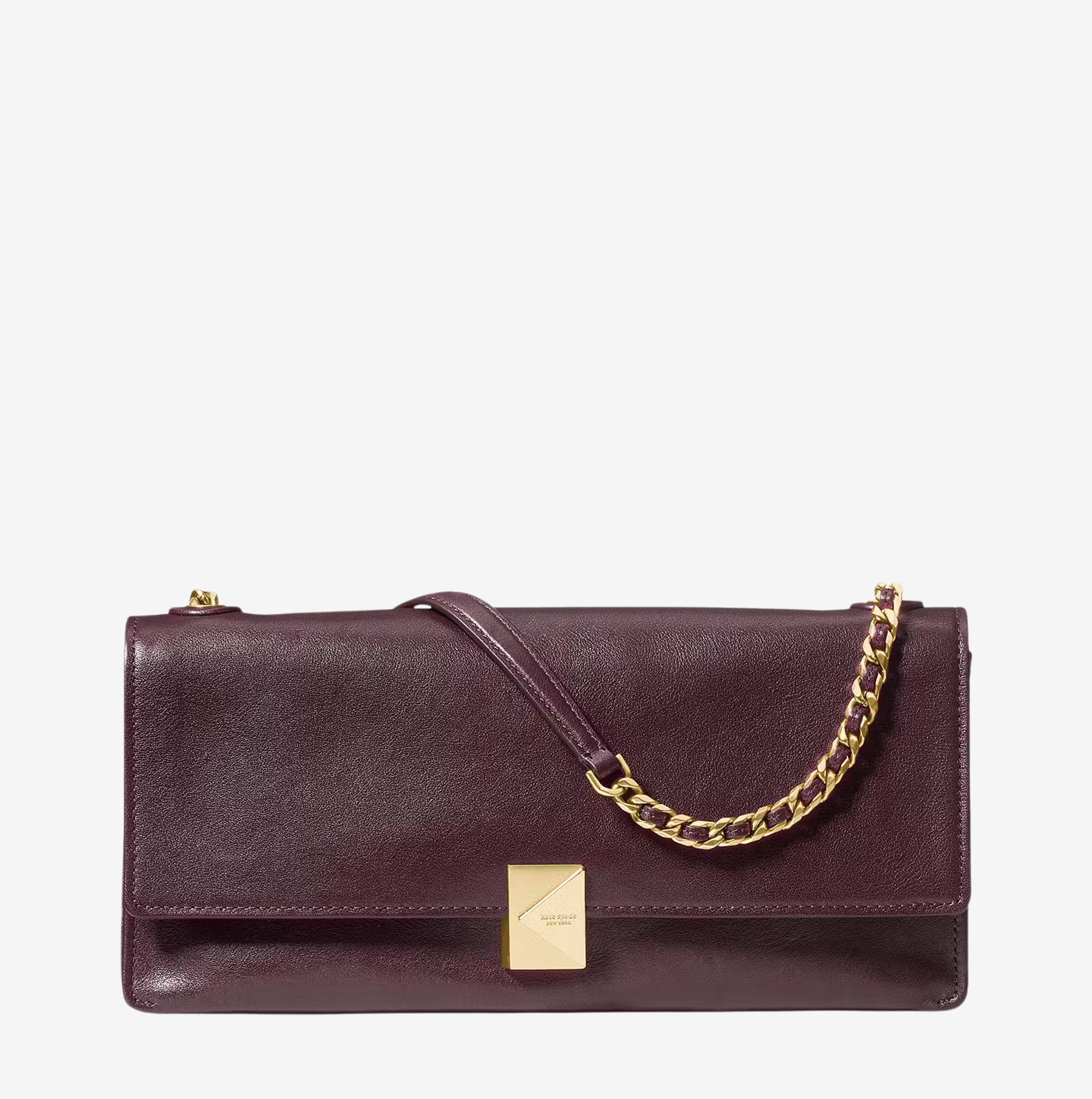 Bolso de hombro Kate Spade Deco Soft blackberry jam 1