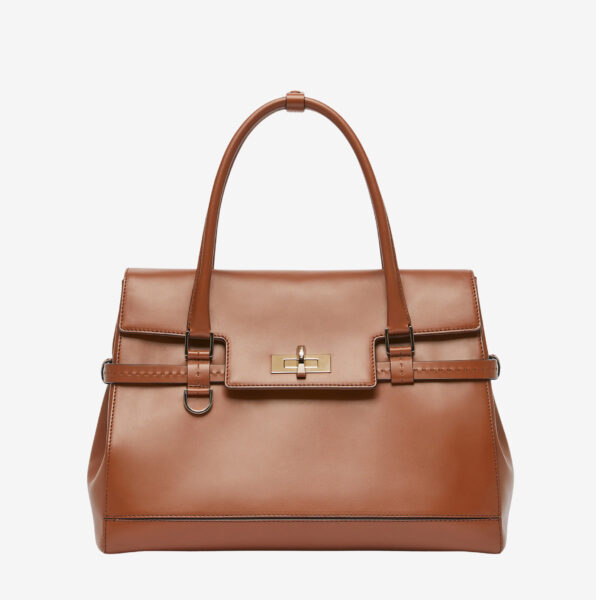 Bolso de mano Max Mara Margaux25 de piel natural ambar marrón 1