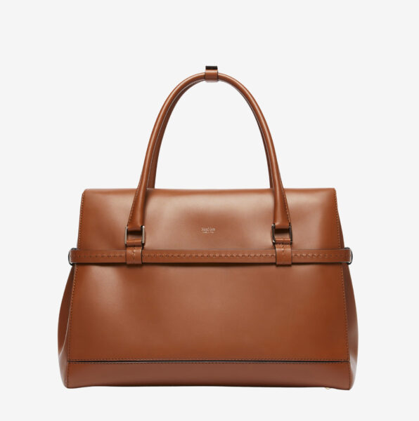 Bolso de mano Max Mara Margaux25 de piel natural ambar marrón 2