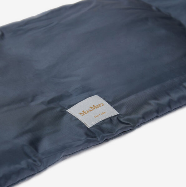 Bufanda técnica Max Mara The Cube Seipet azul noche 2