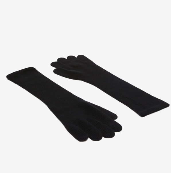 Guantes largos Max Mara Mmjock cachemira negros 2