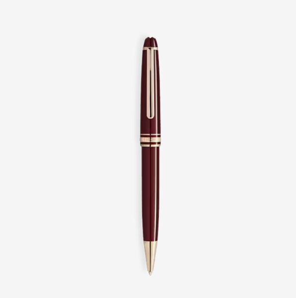 Bolígrafo Montblanc Meisterstück Classique rojo burdeos 1