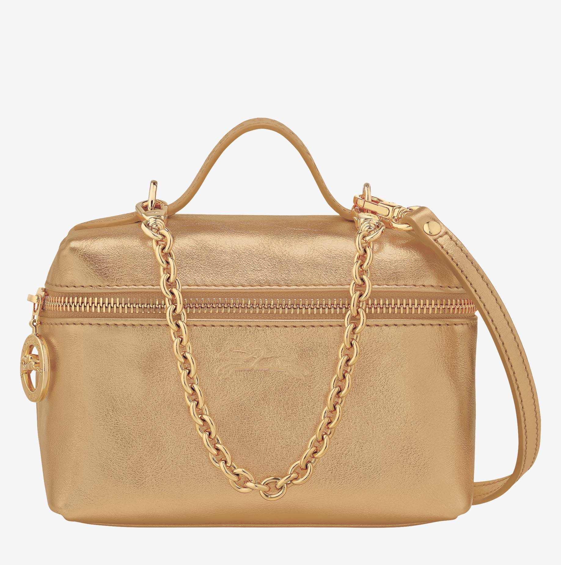 Bolso bandolera Longchamp Le Pliage Xtra dorado 1
