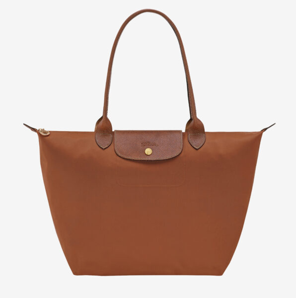 Bolso de hombro Longchamp Le Pliage Original L coñac 1
